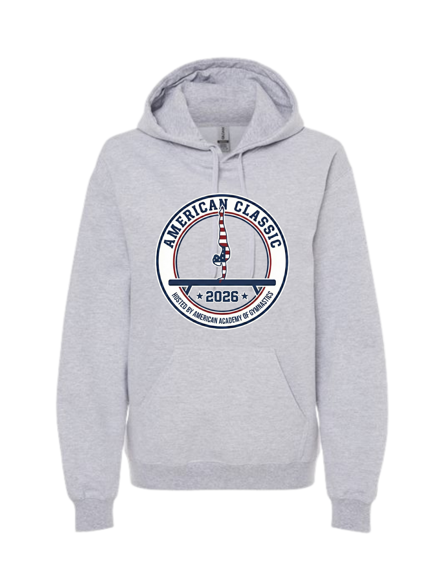 AAG American Classic Hoodie - Black or Gray - Circle