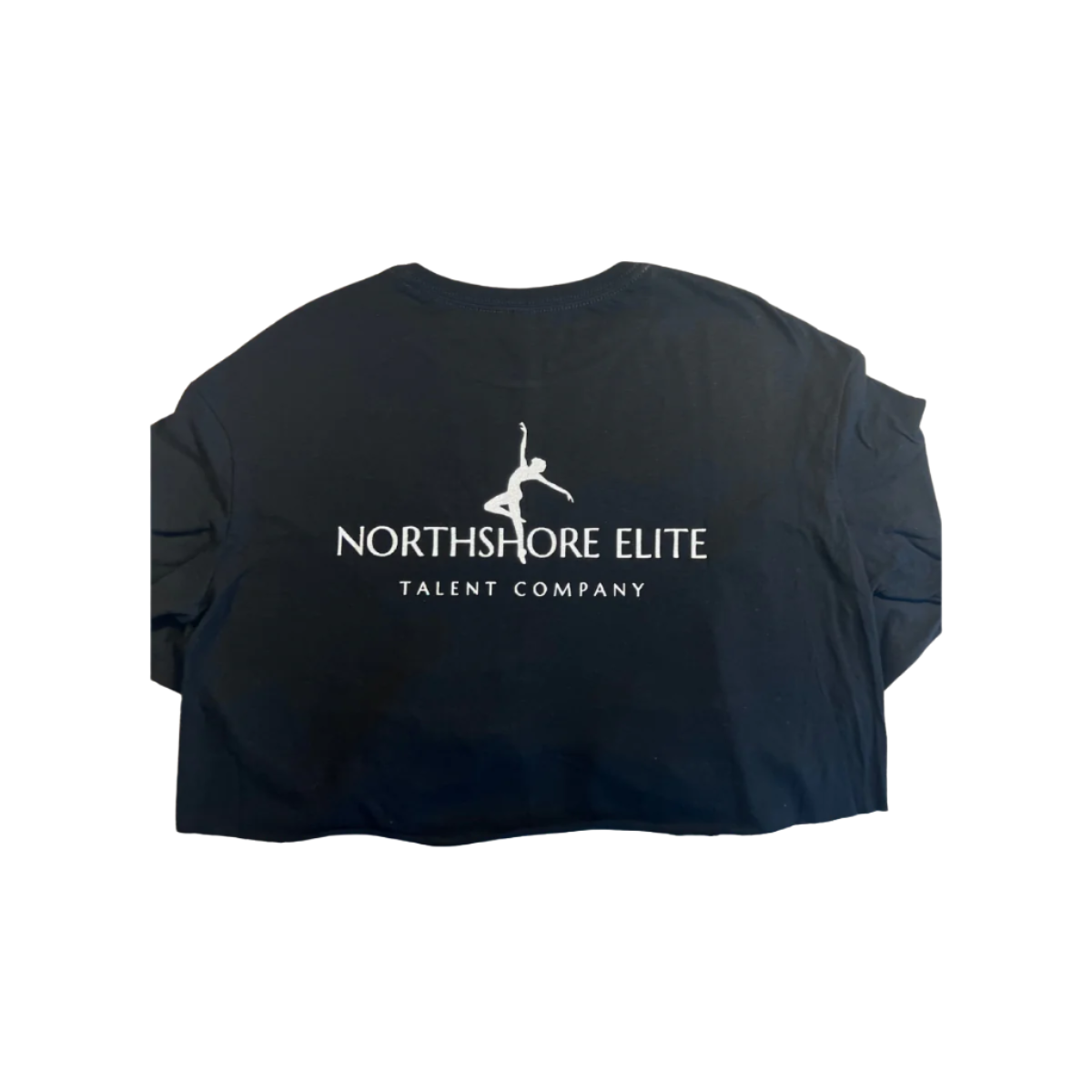 NSETC Slay Long Sleeve Cropped T-Shirt (Color: Black)