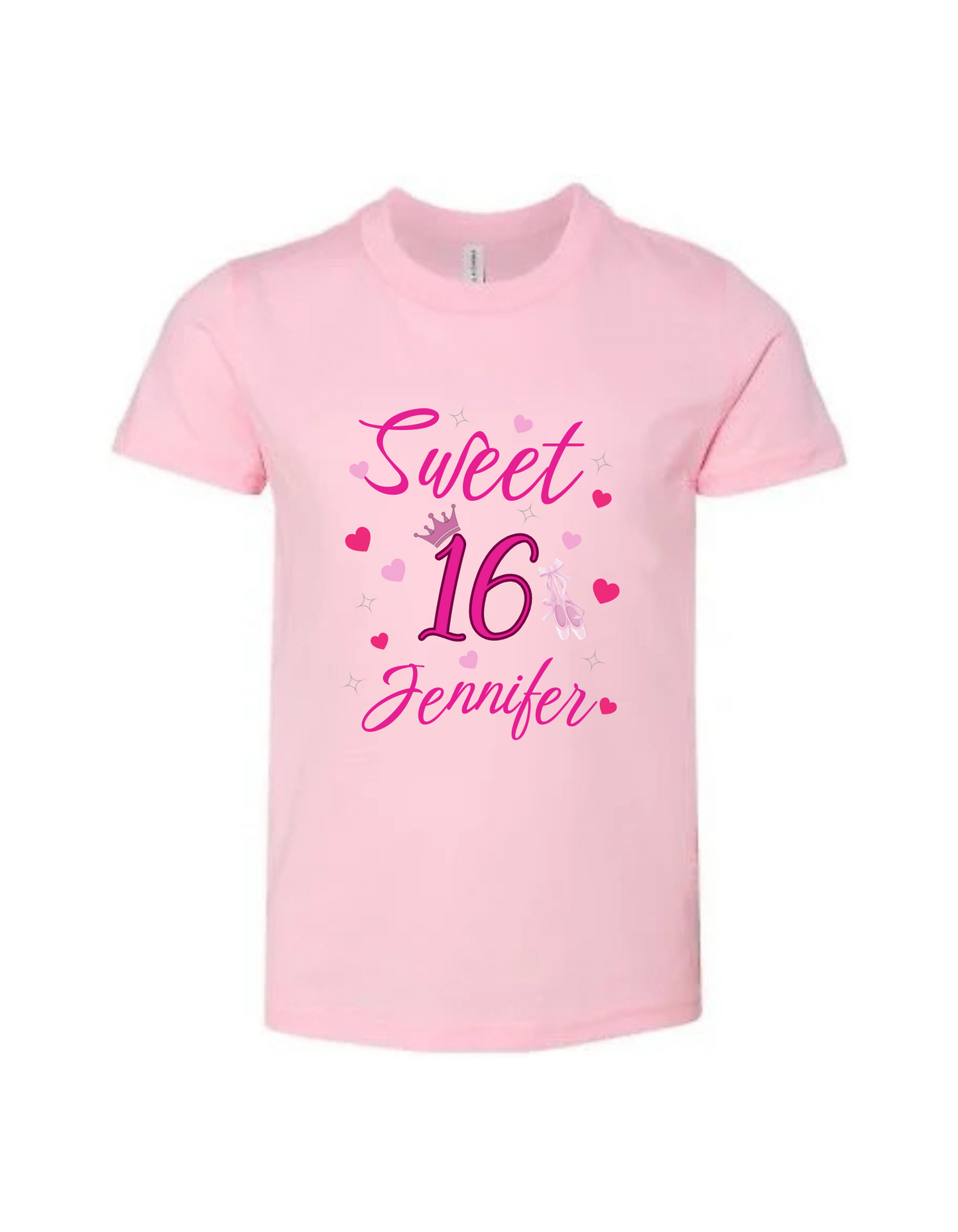 Sweet 16 T-Shirt - Party Swag gift