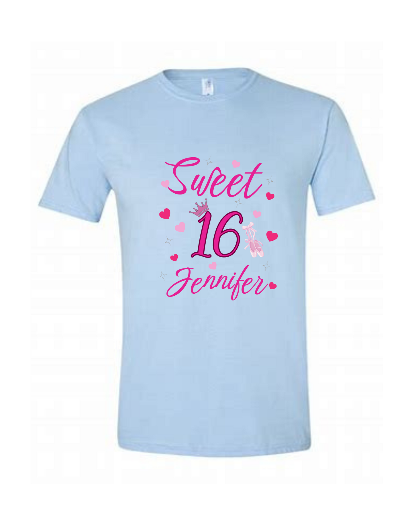 Sweet 16 T-Shirt - Party Swag gift