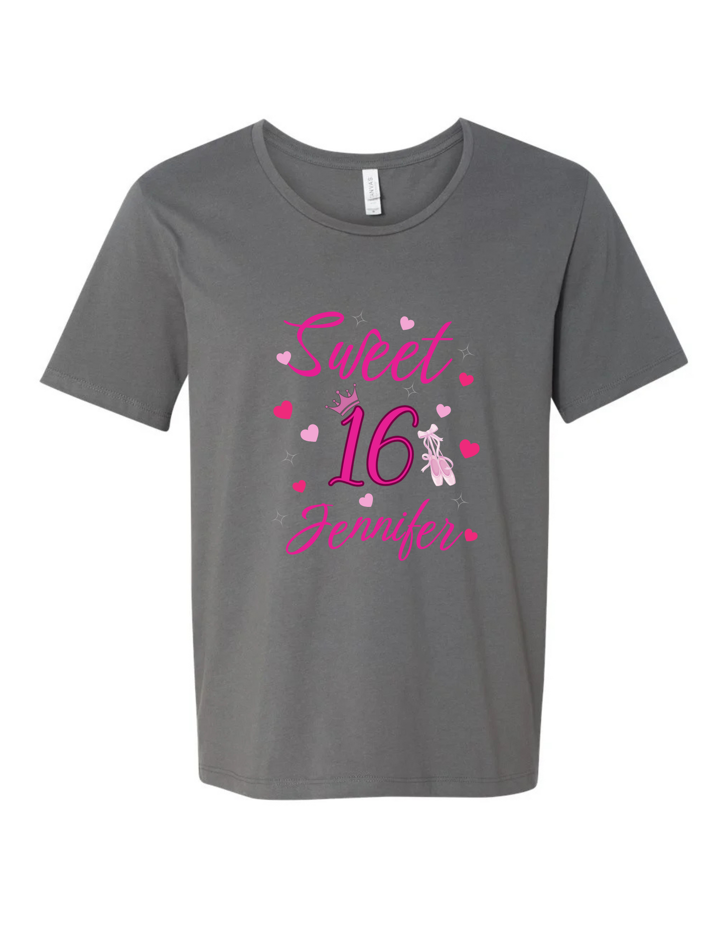 Sweet 16 T-Shirt - Party Swag gift