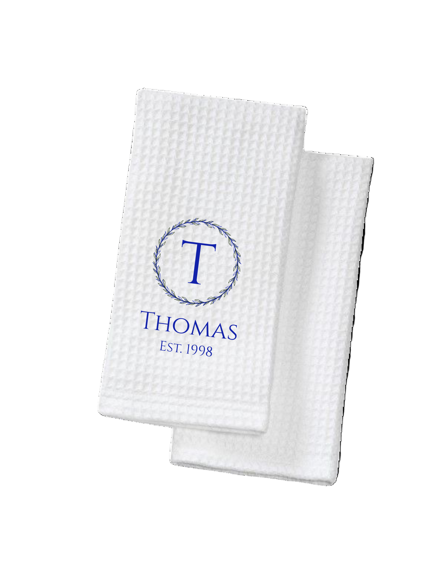 Customized monogram towel (set of two)