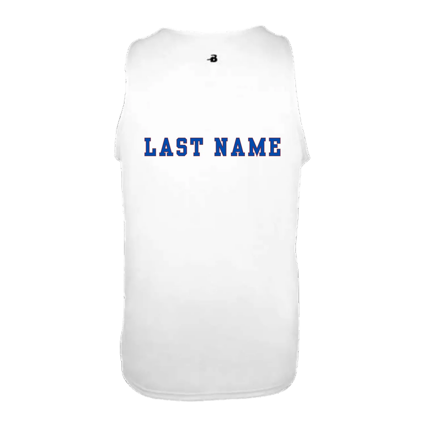 AAG Warm up tank top - Blue Lettering