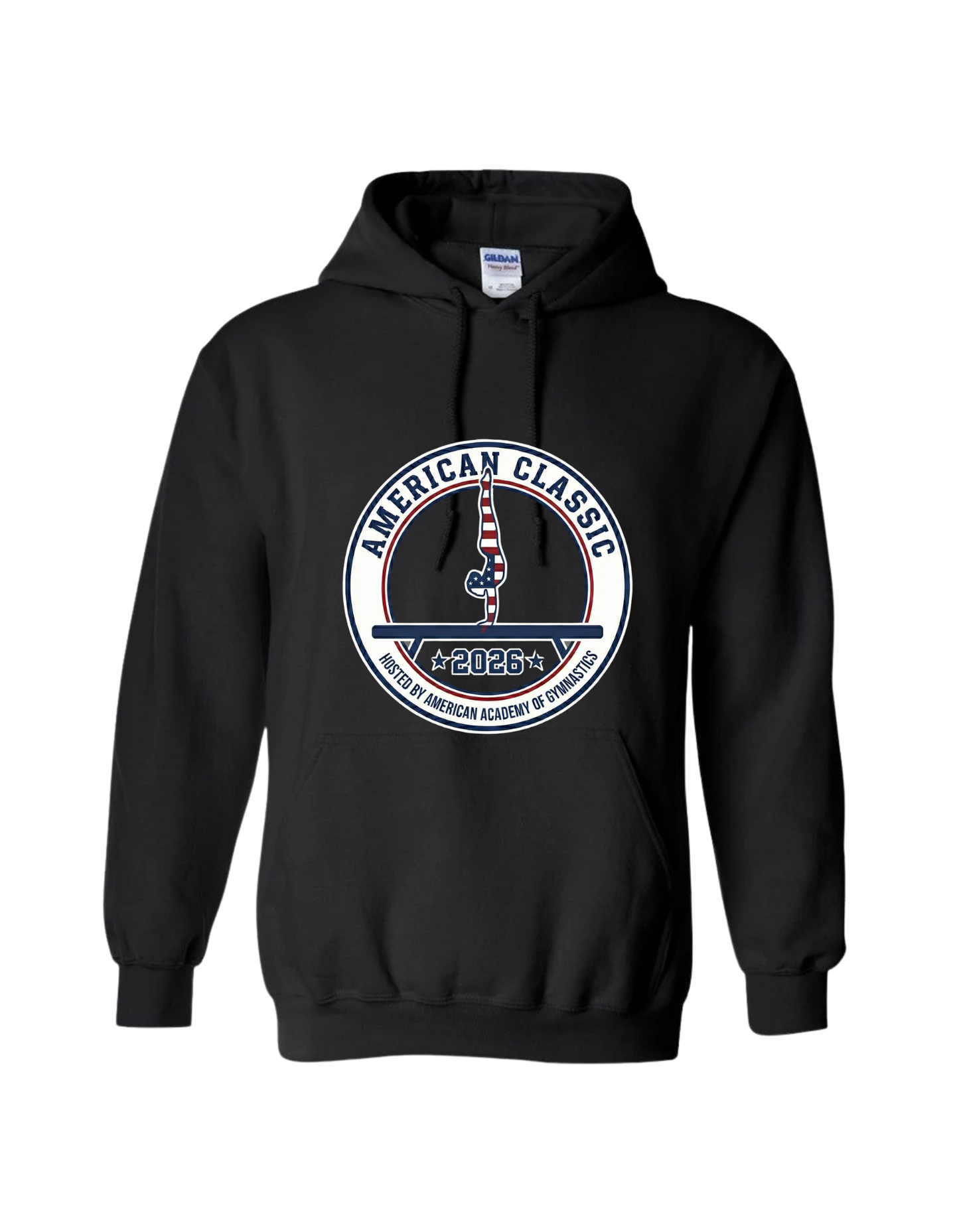 AAG American Classic Hoodie - Black or Gray - Circle