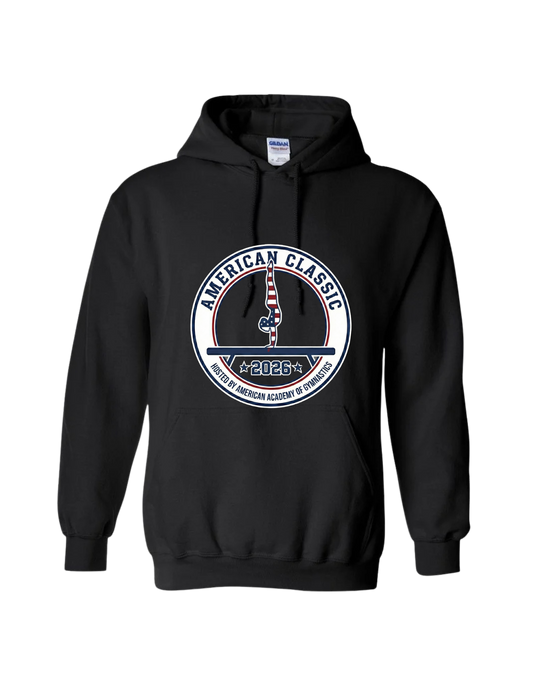 AAG American Classic Hoodie - Black or Gray - Circle