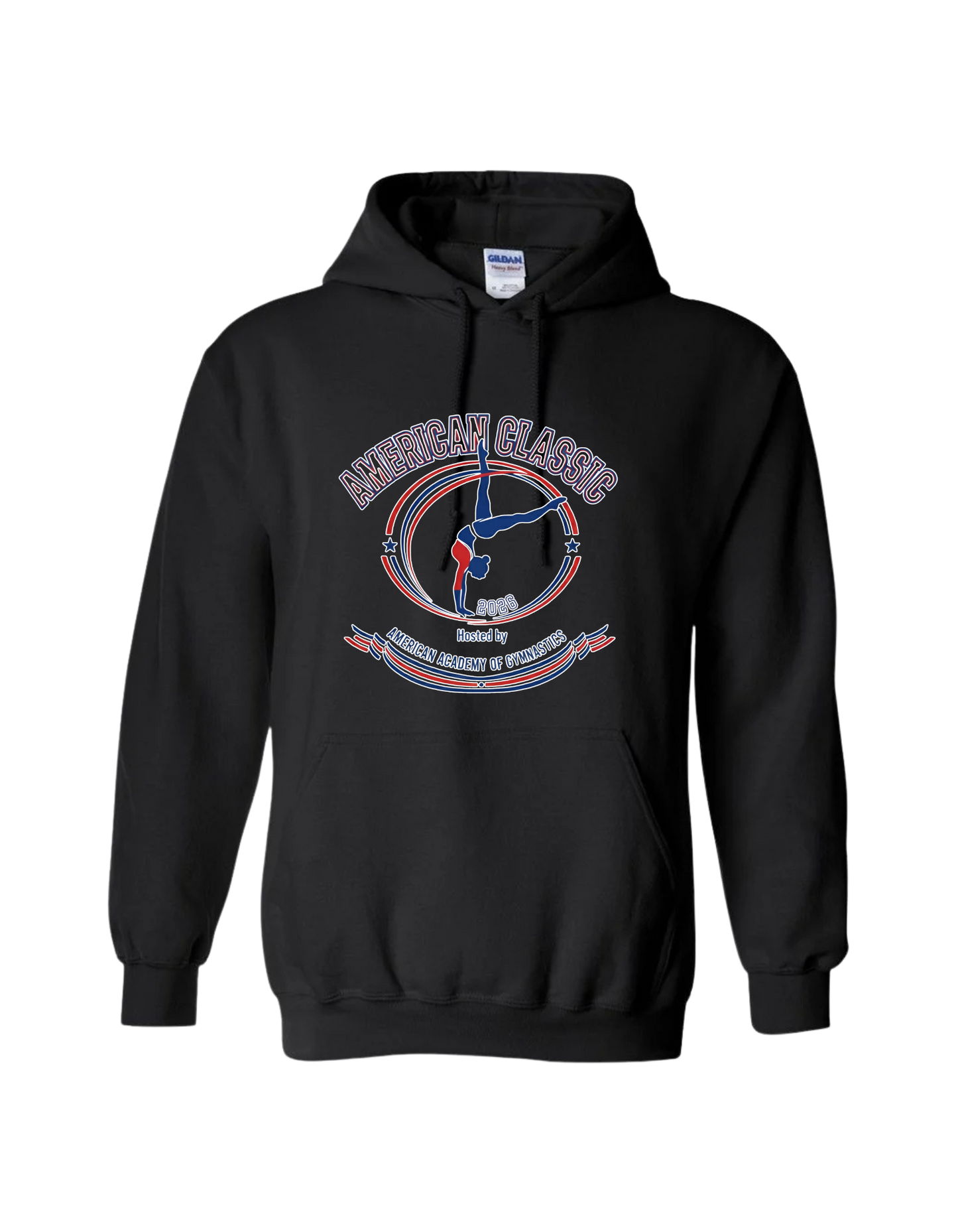 AAG American Classic Hoodie - Black, White or Gray - Oval