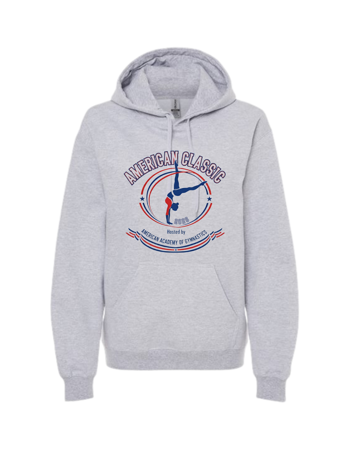 AAG American Classic Hoodie - Black, White or Gray - Oval