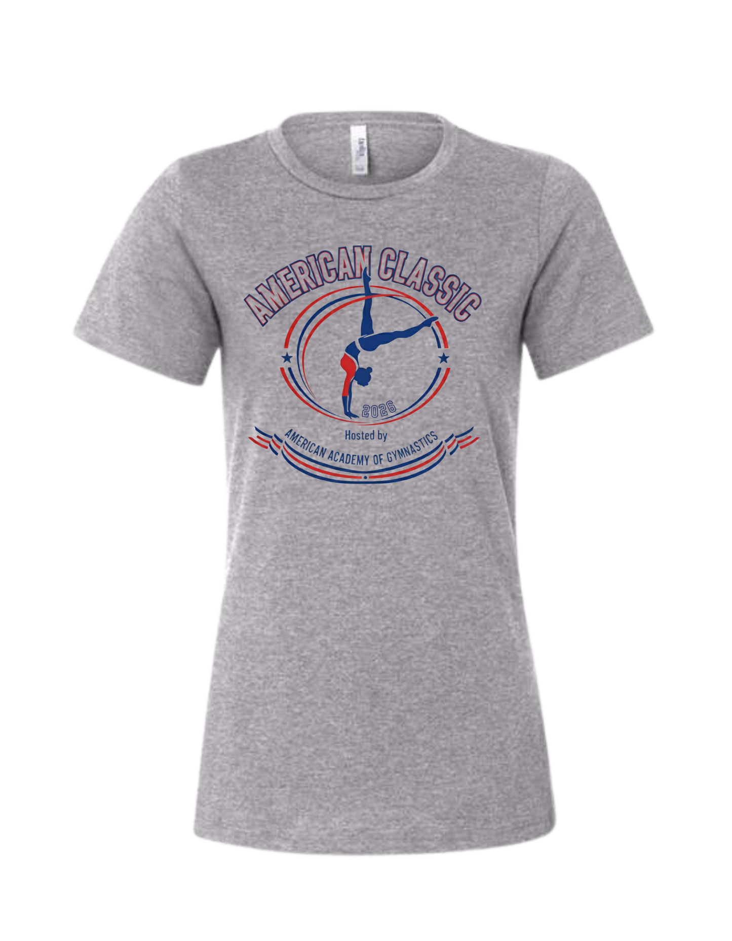 AAG American Classic T-Shirt - Blue or Gray - Oval