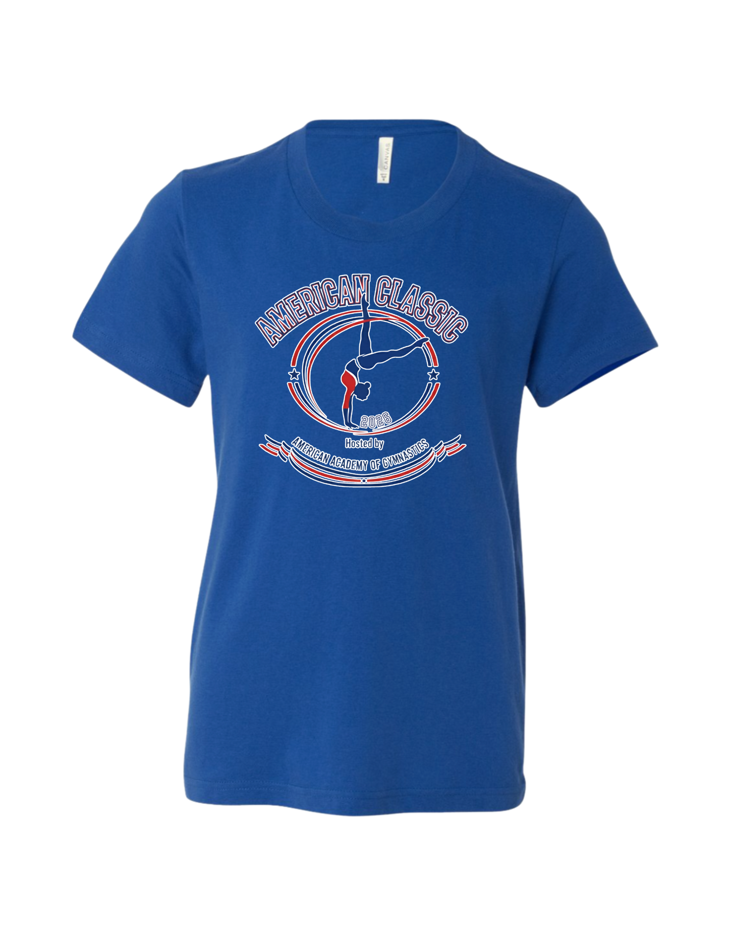 AAG American Classic T-Shirt - Blue or Gray - Oval