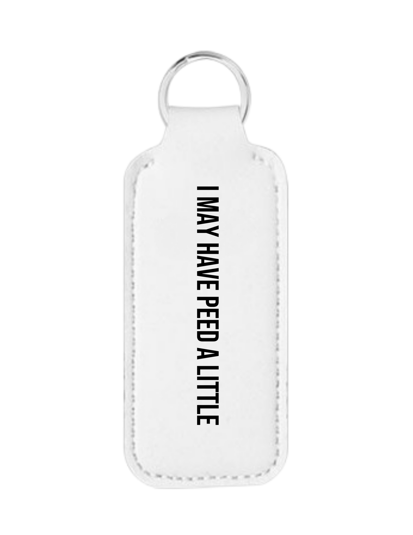 Bad Momz of Comedy Hand Sanitizer & Chapstick holder keyring set