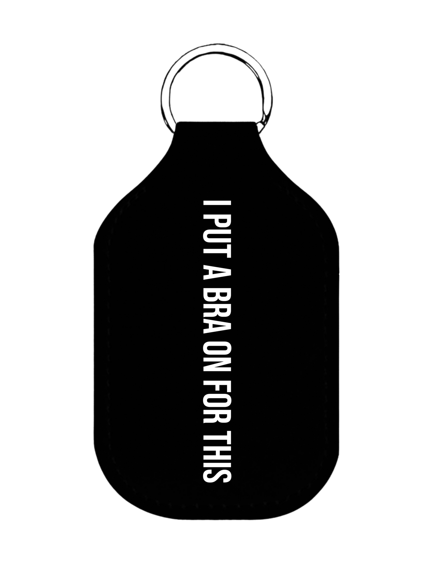 Bad Momz of Comedy Hand Sanitizer & Chapstick holder keyring set