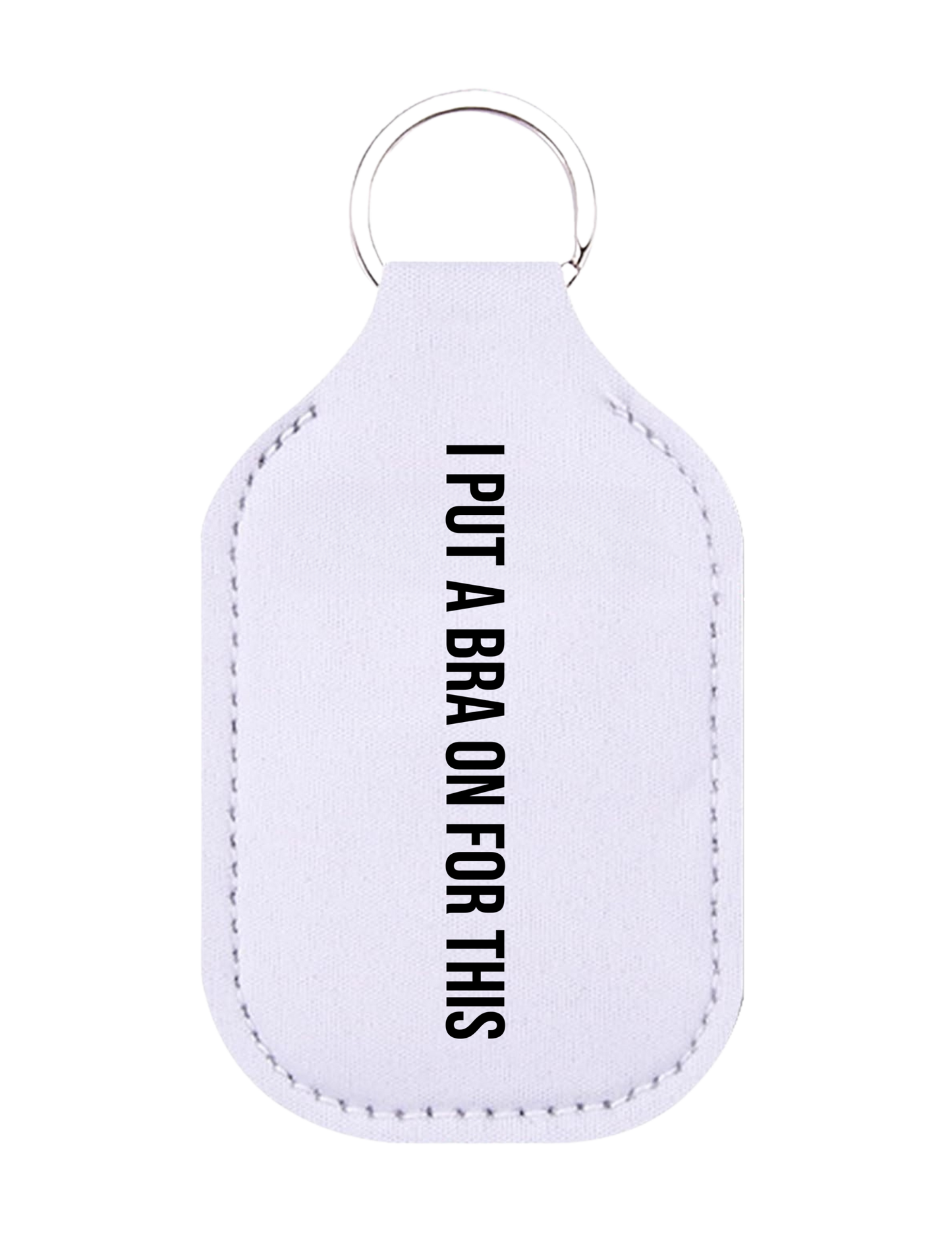 Bad Momz of Comedy Hand Sanitizer & Chapstick holder keyring set
