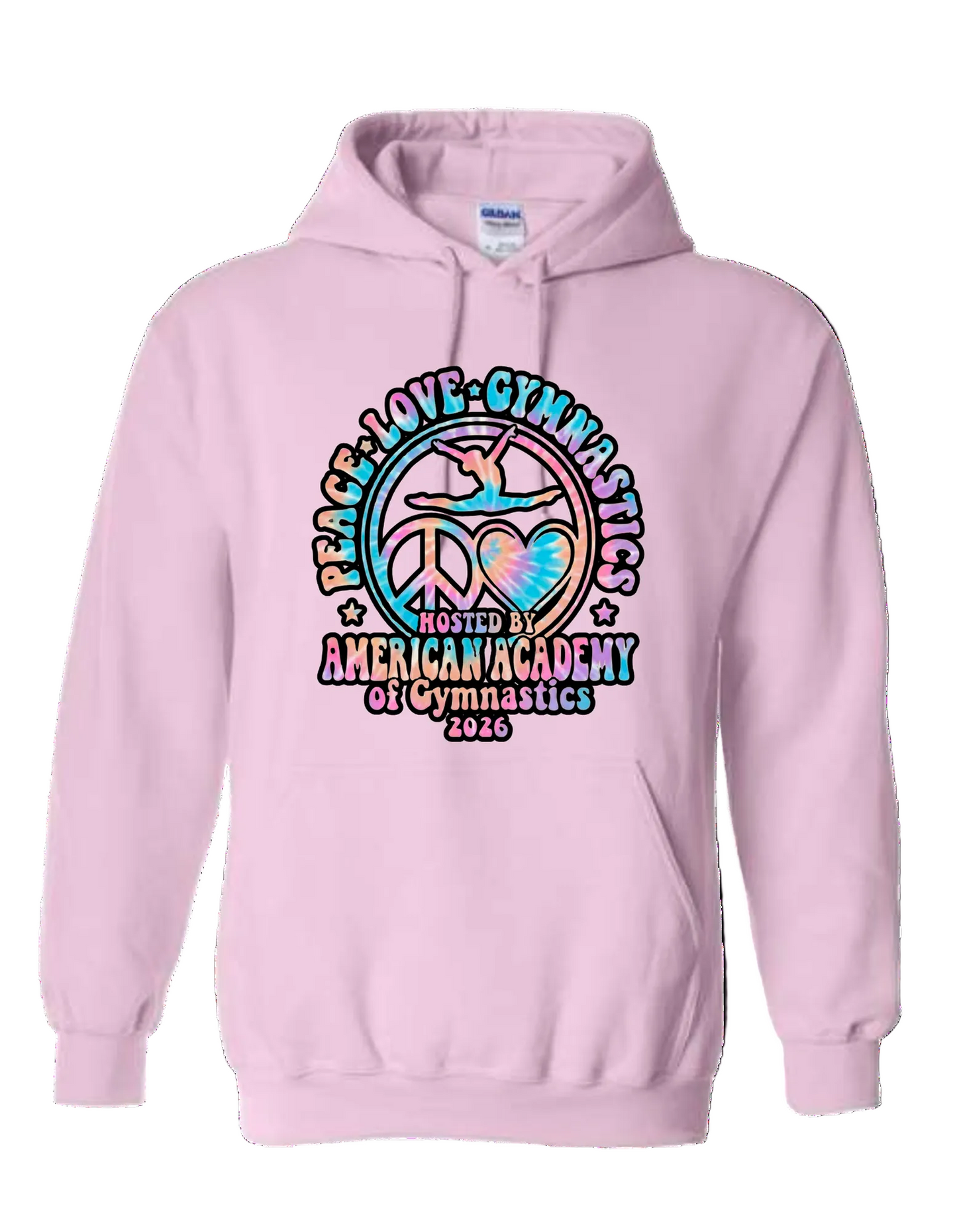 AAG - Peace, Love & Gymnastics Hoodie