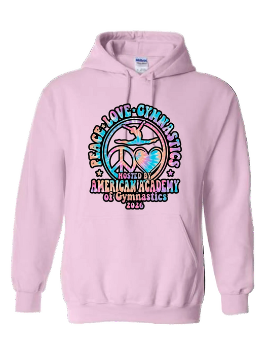 AAG - Peace, Love & Gymnastics Hoodie